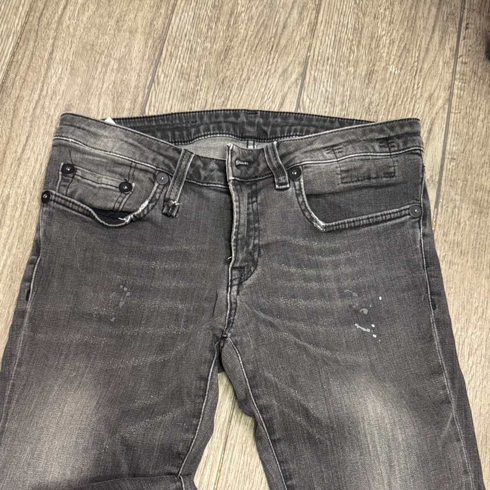 R13 Women's Charcoal Skinny Jeans